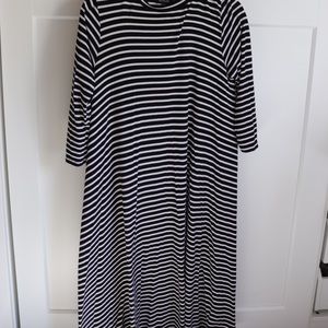 Roolee midi striped dress